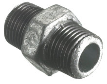 Brystnippel galvaniseret 1/2"